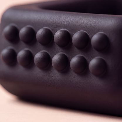 Halo Recovery Ring: Cordless Vibrating Fascia Massager for Full-Body Muscle Recovery, 3 Vibration Modes and 6 Intensity Levels (Rechargeable USB-C with Adjustable Strap)