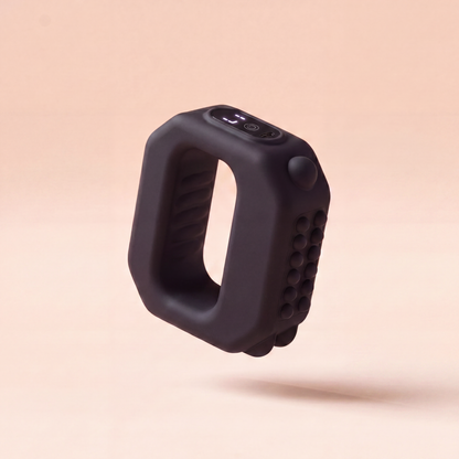 Halo Recovery Ring: Cordless Vibrating Fascia Massager for Full-Body Muscle Recovery, 3 Vibration Modes and 6 Intensity Levels (Rechargeable USB-C with Adjustable Strap)