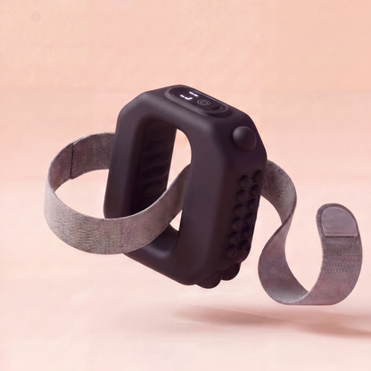 Halo Recovery Ring: Cordless Vibrating Fascia Massager for Full-Body Muscle Recovery, 3 Vibration Modes and 6 Intensity Levels (Rechargeable USB-C with Adjustable Strap)
